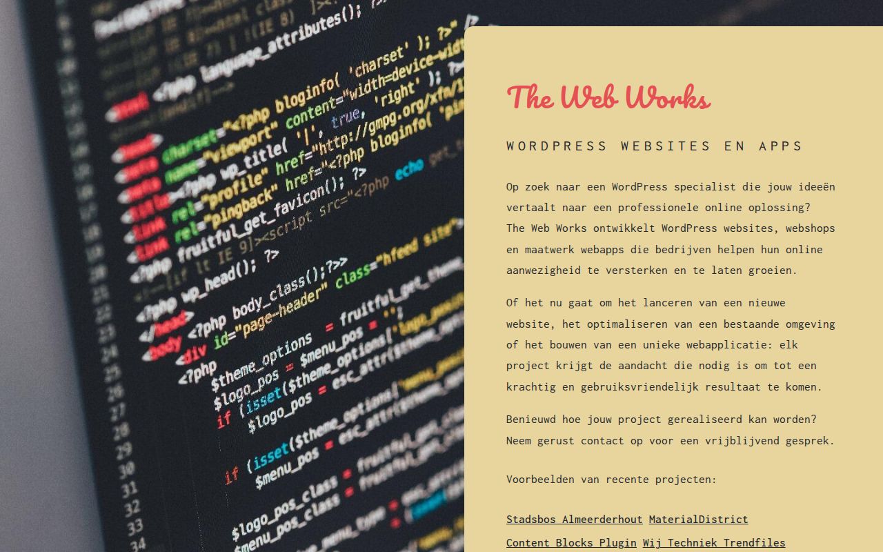 The Web Works